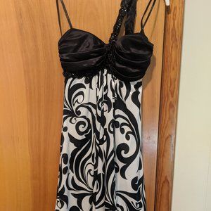 Black & White Cocktail/Special Occasion Dress